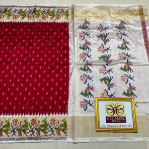 Pure ikkat silk saree