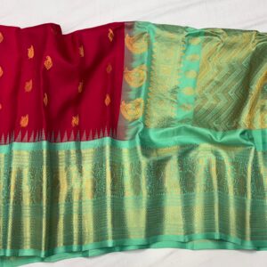 Pure gadwal pattu silk saree