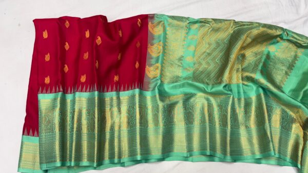 Pure gadwal pattu silk saree